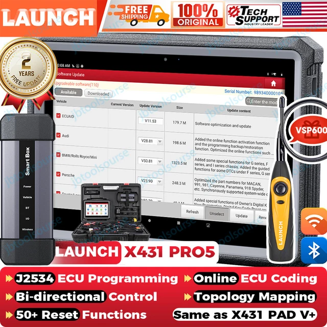 LAUNCH X431 PRO5 & XPROG3 PAD V Intelligent Diagnostic Scanner Key