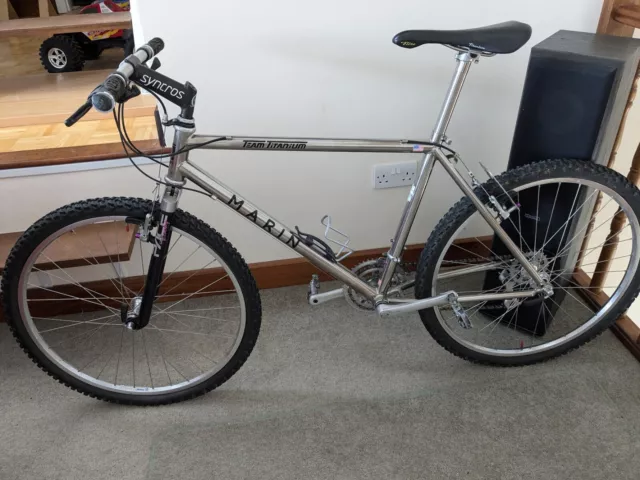 1991 MARIN TEAM Titanium MTB 19 rare high polish frame retro XTR M900 Pace RC30 3 250.00 PicClick UK