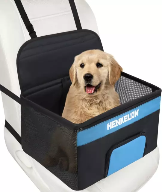 Small Dog Car Seat, Dog Booster Seat for Car Front Seat, Pet Booster Car Seat fo