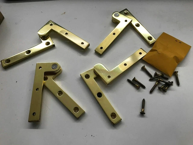 Colonial solid brass pivot 2 pair 3-1/2-3