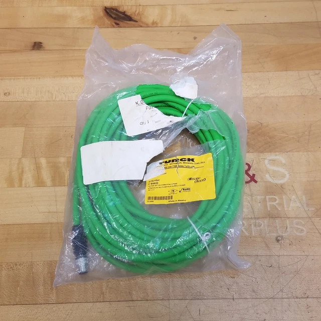 Turck RSSD RSSD 423-11M Cordset, Dual 4 Pin Male, 11 Meters, U-84400 - NEW