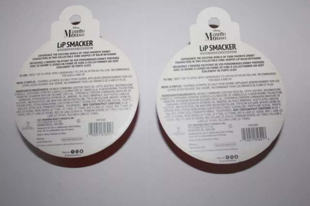 Lip Smacker Disney Minnie Mouse Joy Full Cotton Candy Lip Balm Lot Of 2 In Box 2