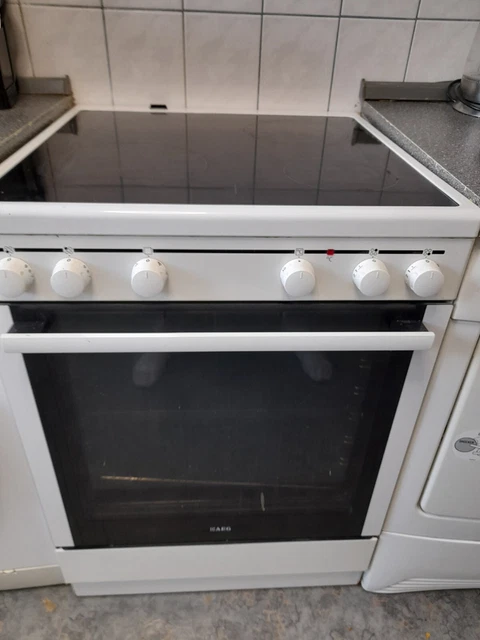 AEG CERAN HERD mit Backofen - voll funktionsfähig - Topzustand EUR 99