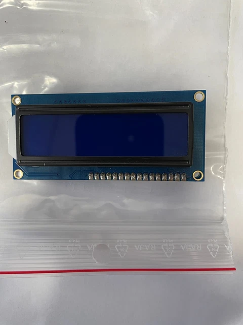 16X2 LCD DISPLAY with I2C Interface I2C / TWI SPI Serial LCD 1602 ...