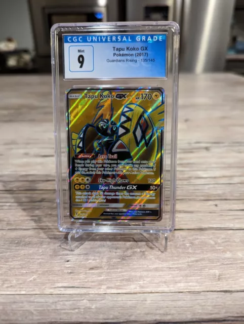  Pokemon - Tapu Koko-GX - 135/145 - Full Art Ultra Rare - Sun &  Moon: Guardians Rising : Toys & Games