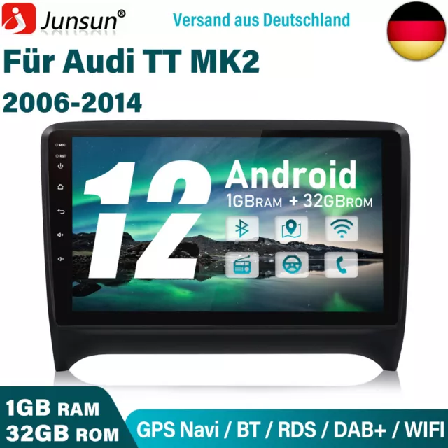 PER AUDI TT 2006-2014 1G+32G Android 12 Autoradio GPS Navi Bluetooth WIFI  DAB+ EUR 153,77 - PicClick IT