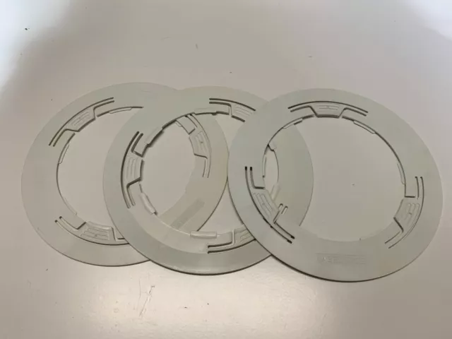 weisser Adapter Ring (3 Stück) für 3" INCH Mini CD Single