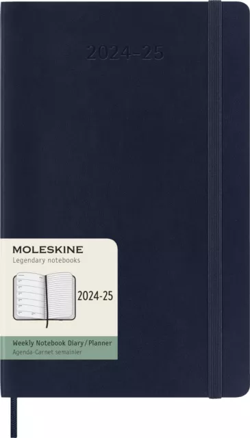 Moleskine Weekly Planner 2024-2025, Weekly Planner 18 Months 2025, With Space Fo