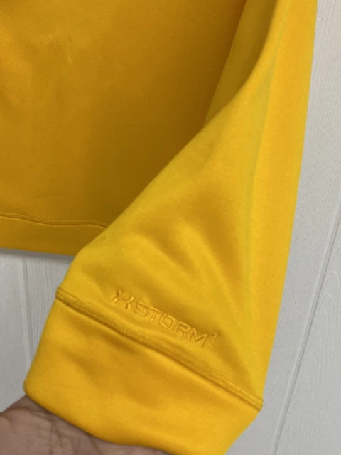 Under armour Larga Ragazzi Bambini Felpa con Cappuccio Giallo Taglia AMG / Jm / 7