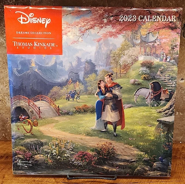 DISNEY DREAMS COLLECTION by Thomas Kinkade Studios 2024 Wall Calendar