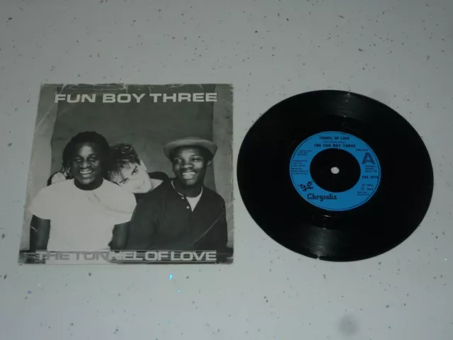 FUN BOY THREE THE TUNNEL OF LOVE 7" INCH SINGLE VINYL RECORD 45rpm EX+/NR MINT