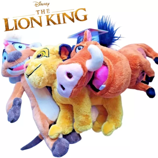 The Lion King Soft Plush Toy 7'' Stuffed Pumbaa Timon Simba Disney Official Toys