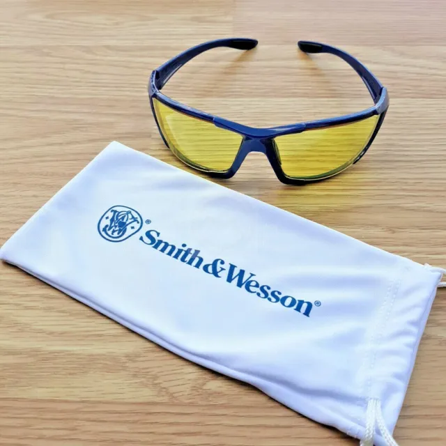 Smith & Wesson Major Shooting Glasses Anti Fog/Smoke Non-Slip UV 400 Rated Blue