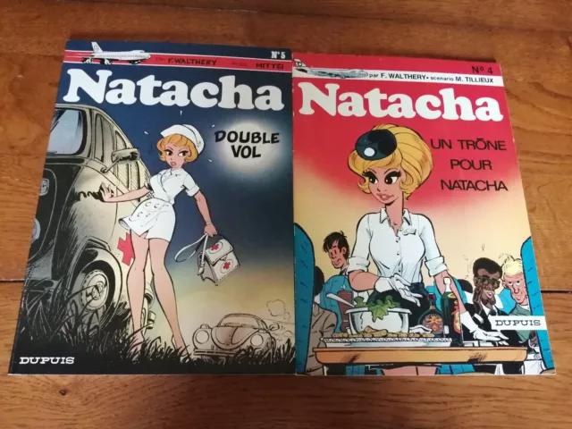 Natacha Lot 6 BD  Edition souple Tome 2 À 7 Walthéry , Gos ,Mittéi & E. Borgers 3