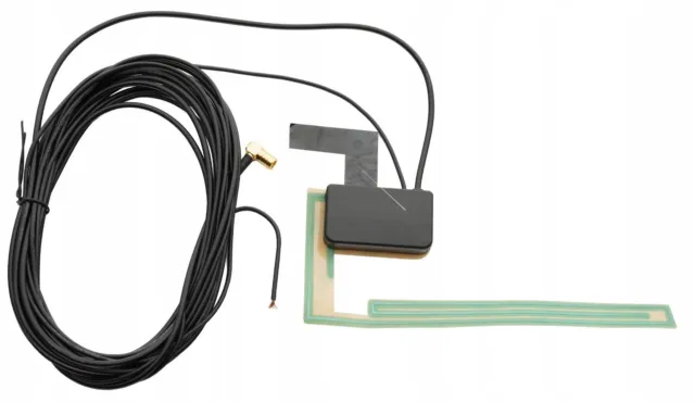 DAB DAB+ Aktiv Klebe Antenne für Kenwood Pioneer JVC Alpine Clarion SMB 3