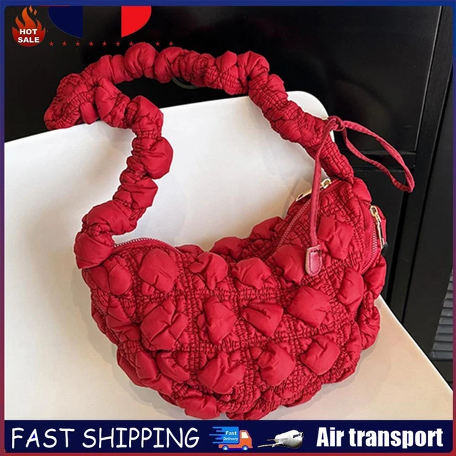 WOMEN HOBO BAGS Korean Quilted Leisure Chest Bag Handbag Tote Bag (Bean