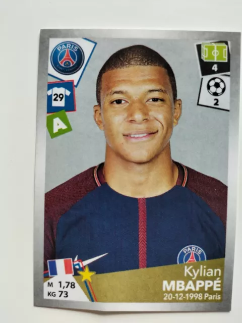 Panini Foot 2018 2017-18 - Kylian Mbappe rookie 2nd saison 383