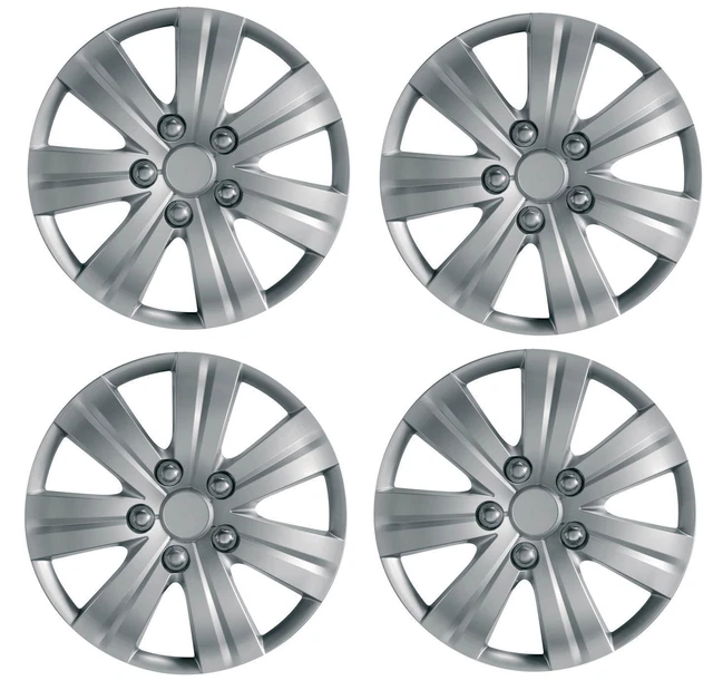Set 4 x Deep Dish 15" Wheel Trims Hub Caps Universal Fit
