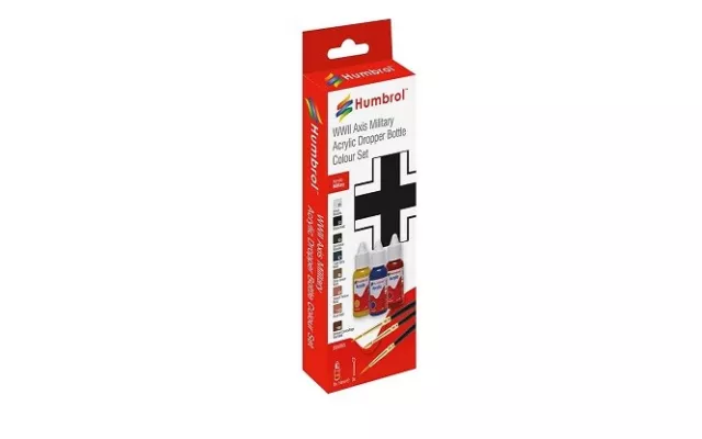 Humbrol DB9065 - Acrylic Paint & Brush Seconde Guerre Mondiale Axe Militaire
