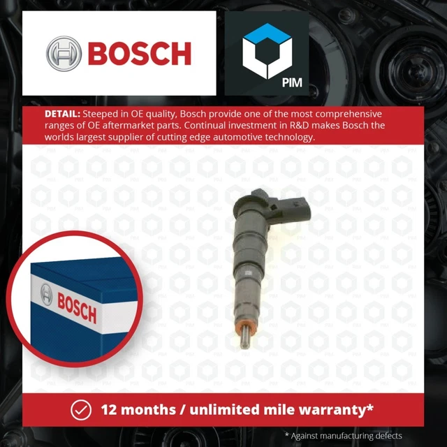 Diesel Fuel Injector fits BMW X5 E70 3.0D 07 to 10 Nozzle Valve Genuine Bosch