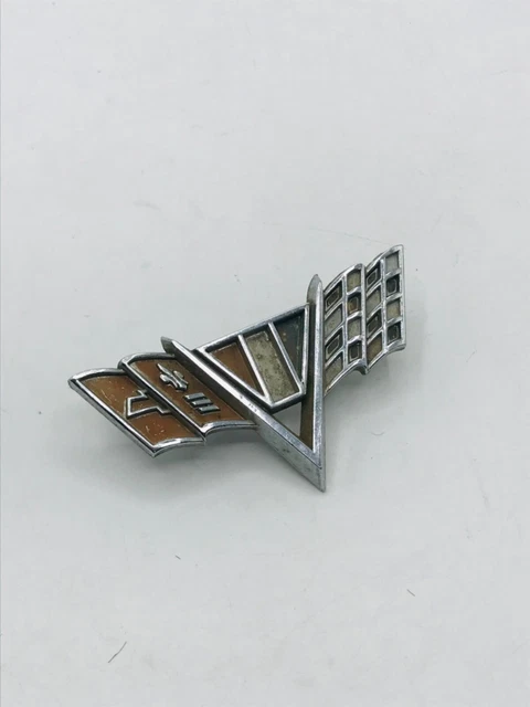 Fender Trim Flag Emblem 1964-1967 Chevy Camaro Impala Chevelle Nova Original