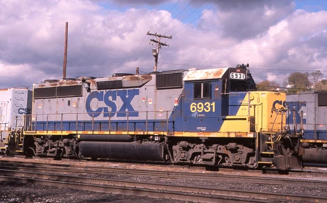 Original Slide: CSXT GP40-2 6931 - ex Western Maryland