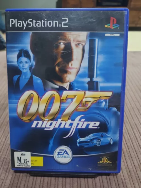 RARE Black Label JAMES BOND 007 Night Fire Sony Playstation 2 PS2 PAL Nightfire