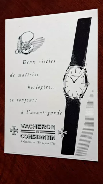 Vacheron  Constantin  Chronometer *   Vintage  Advert   Werbung  Reklame  * Rare