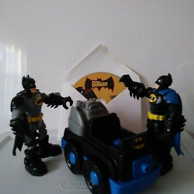 Fisher Price Batmobile Batman (2), Car w/Sound and Greatest Chases DVD 3