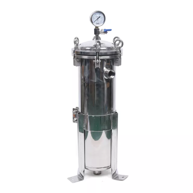 4 Bag Filter Industrial Sock Filter SS304 Stainless Steel 150PSI Housing Durable