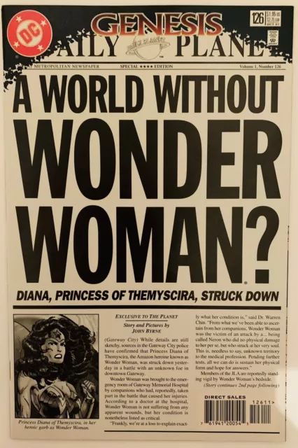 Wonder Woman #126 (DC,1997) VF/NM~John Bryne