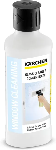 Genuine Karcher 500ml Glass Cleaning Concentrate Solution For Window Vac Cleaner