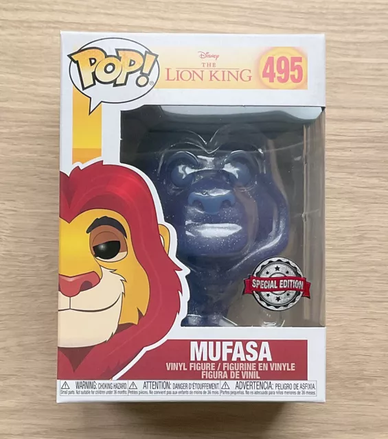 Funko Pop Disney The Lion King Mufasa Spirit #495 + Free Protector