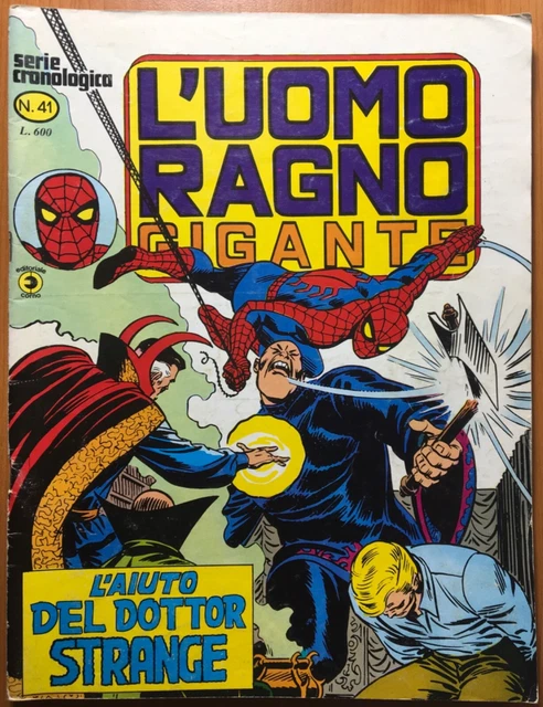 UOMO RAGNO GIGANTE 41 Serie Cronologica DrStrange 1979 Editoriale Corno ...