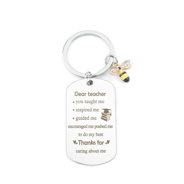 Allpeak Teacher Appreciation Keychain - Christmas Gifts For Teachers, Funny & Heartfelt Thank You Present - View #8