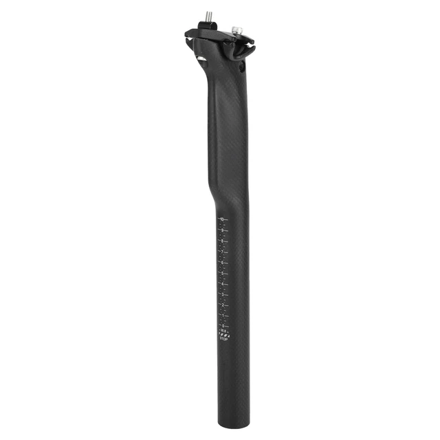 Tige de selle de vélo 27.2 20 OFFSET / LOGO C2 -UNIDIRECTIONAL CARBON