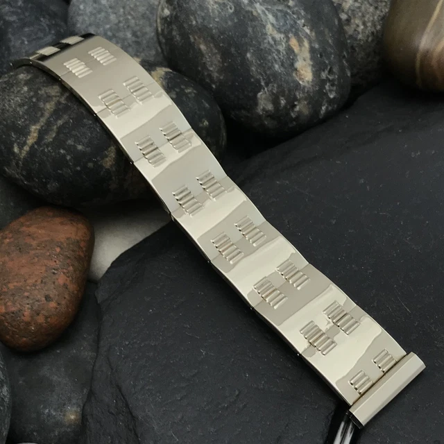 1956 Flex-Let Beau Moderne 10k Yellow Gold-Filled nos Vintage Watch Band