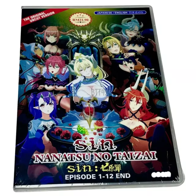 DVD Nanatsu No Taizai - The Seven Deadly Sins Complete Season 1-5
