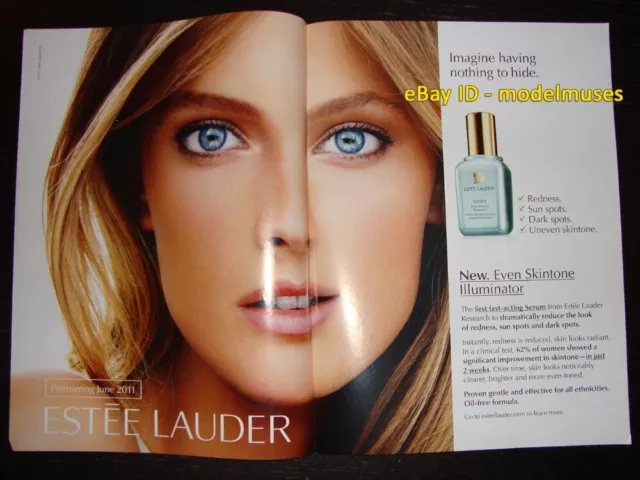 ESTEE LAUDER Cosmetics Advertising POSTER Constance Jablonski #1