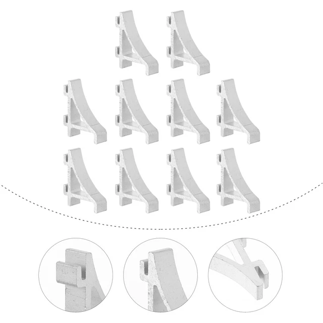 10 pz pulsanti di supporto mini clip congelatore alluminio