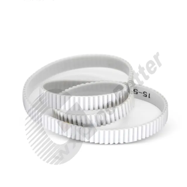 HTD3M Belt Width=10mm White PU Closed Loop Synchronous Belt C=1800mm~2781mm