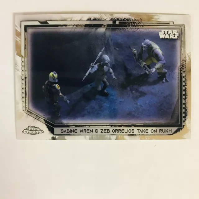 2021 Topps Star Wars Chrome Legacy Base #132 Sabine Wren & Zeb Orrelios ...