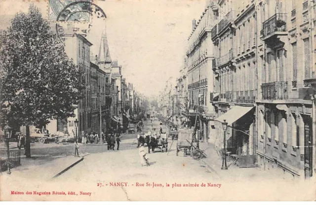 54 - NANCY - SAN44901 - Rue St Jean - La Plus Animée de Nancy - En l'état