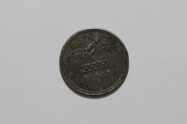 Germany War Money Token 10 Pfennig 1917 Lüdenscheid Iron B34 #Z789