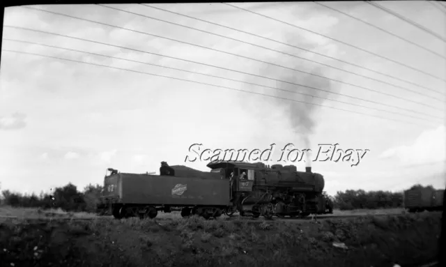1940s Chicago Northwestern CStPM&O #67 ORIGINAL PHOTO NEGATIVE-Railroad