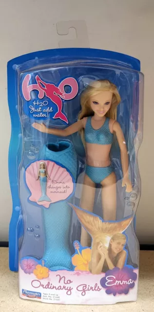 Playmates H2O Just Add Water Mako Mermaid Emma Barbie Doll Figure Ariel Bratz