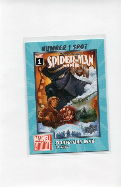 2020-21 Mint Marvel Annual SPIDER-MAN NOIR Number One Spot N1S-13 Upper dek Card