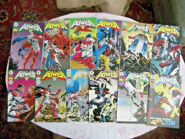 Lot of 12 comics Will to Power #1-12 Valiant Comics Greatest World Vortex Titan