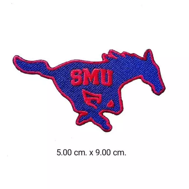 SMU Mustangs Iron on patch Football patch/Iron patches/Embroidered