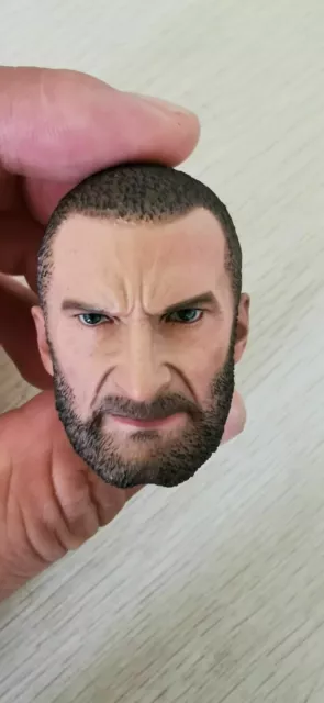 1:6 Scale Hugh Jackman Wolverine PVC Head Sculpt Fit 12'' Male Action Figure Toy